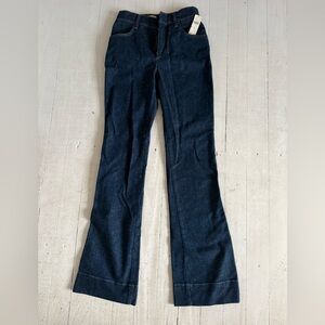 Anthropologie NWT PILCRO Dark Blue Flare Jeans 26